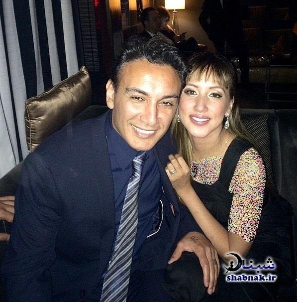 شادمهر عقیلی و همسرش همسر شادمهر عقیلی