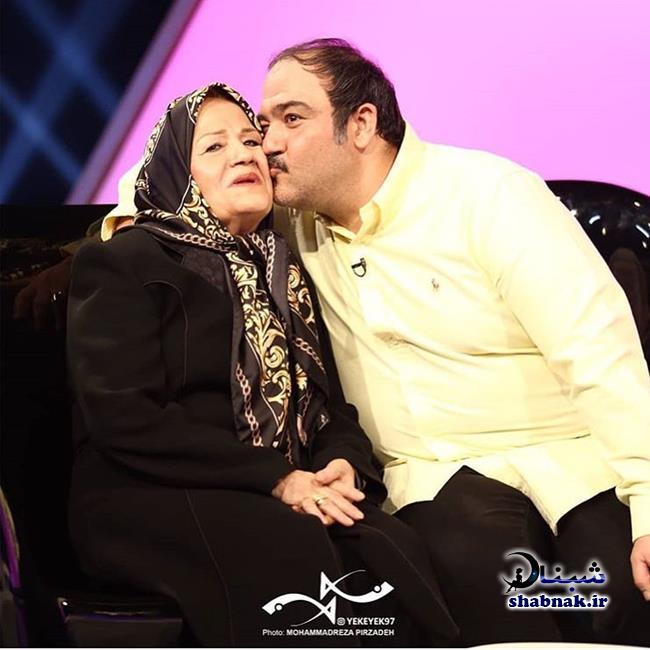 مهران غفوریان و مادرش مهران غفوریان و مادرش