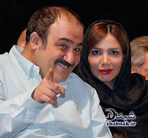 مهران غفوریان و همسرش همسر مهران غفوریان