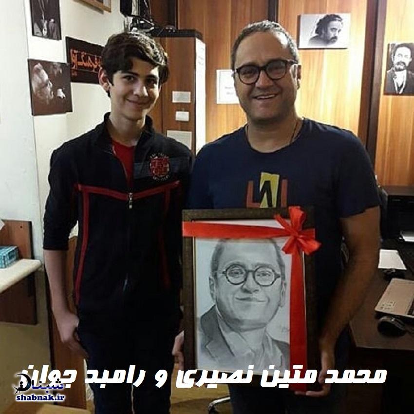 عکس محمدمتین نصیری و رامبد جوان