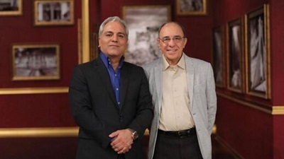 ژرژ پطرسی دوبلور مهمان برنامه دورهمی + تصاویر