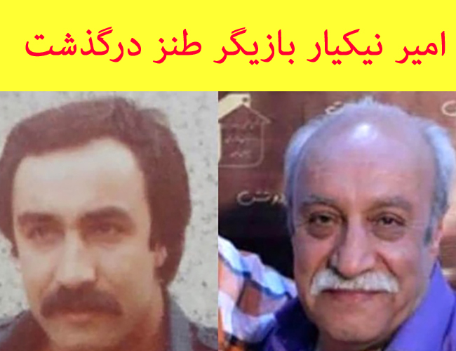 درگذشت امیر نیکیار بازیگر طنز + بیوگرافی