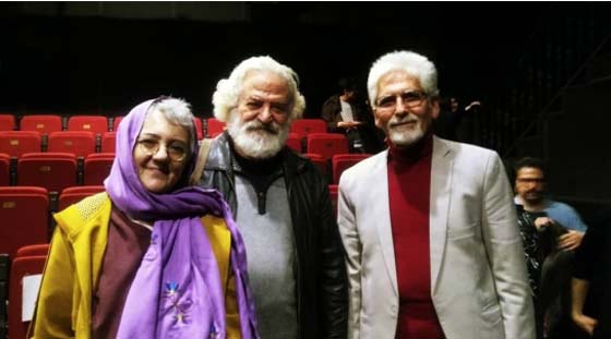 محمد حسین حسینی بازیگر در کنار زویا امامی و کاظم هژیرآزاد